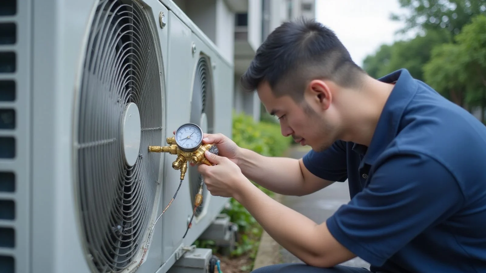 Aircond Gas Top-up & Refrigerant Recharge service in Petaling Jaya
